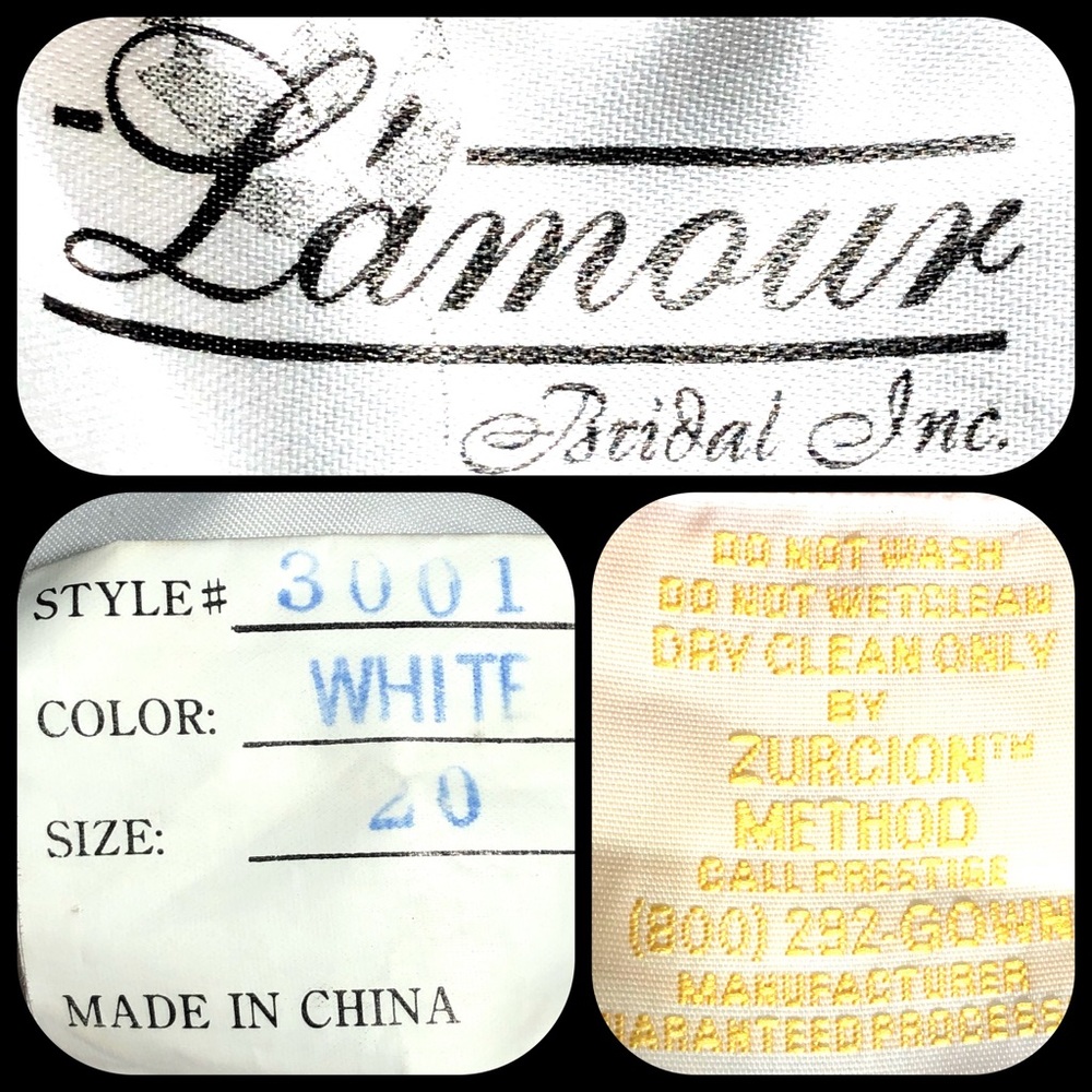 Plus Size Spaghetti Strap Sequence Ball Gown Wedd… - image 8